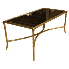 French Mirror Top Table