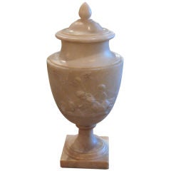 French Alabaster Urn