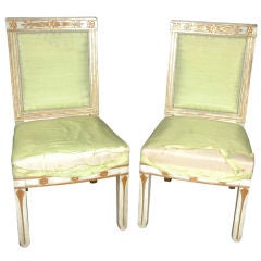 Pair of Empire Chairs