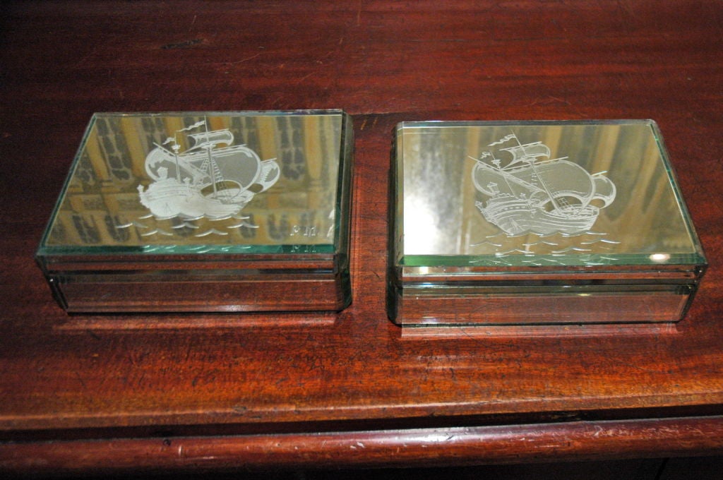 Pair of Glass Boxes