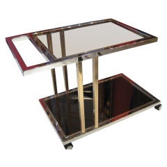 Vintage Italian Chrome Cart