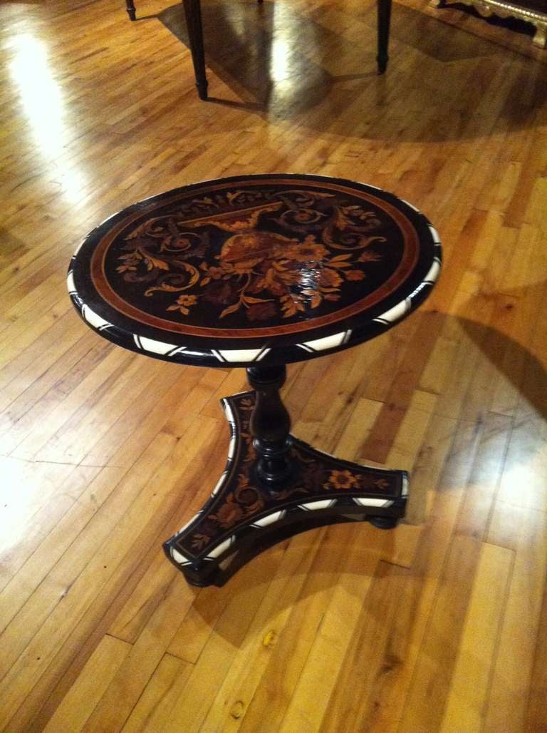 English Ebony Table