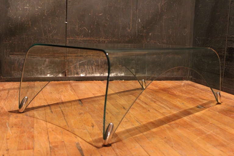 Mid-20th Century Italian Glass Table
