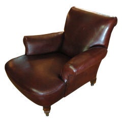 English Leather Chair