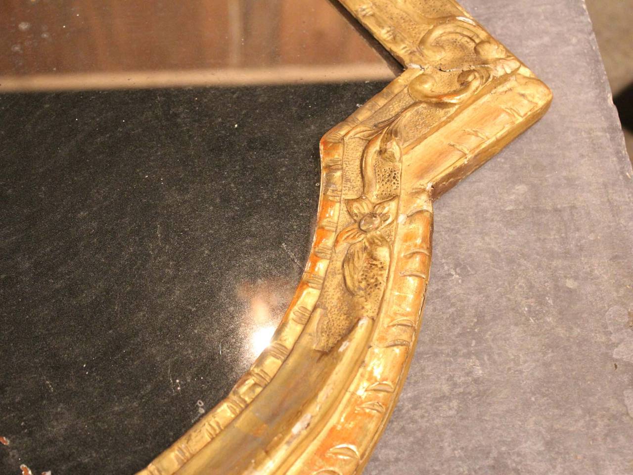 Pair of Italian Gilt Mirrors In Good Condition In High Point, NC