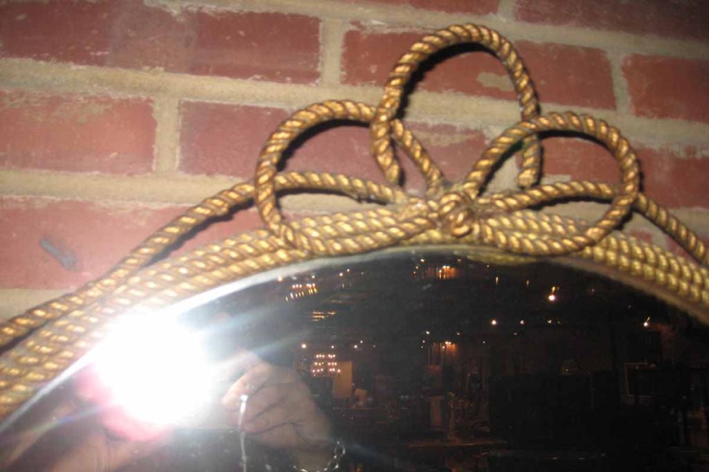 Pair of French Oval Mirrors
