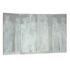 Set of Four Oil Paintings