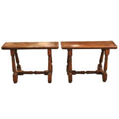 Pair Of Joynt Stools From Plumpton Place East Sussex