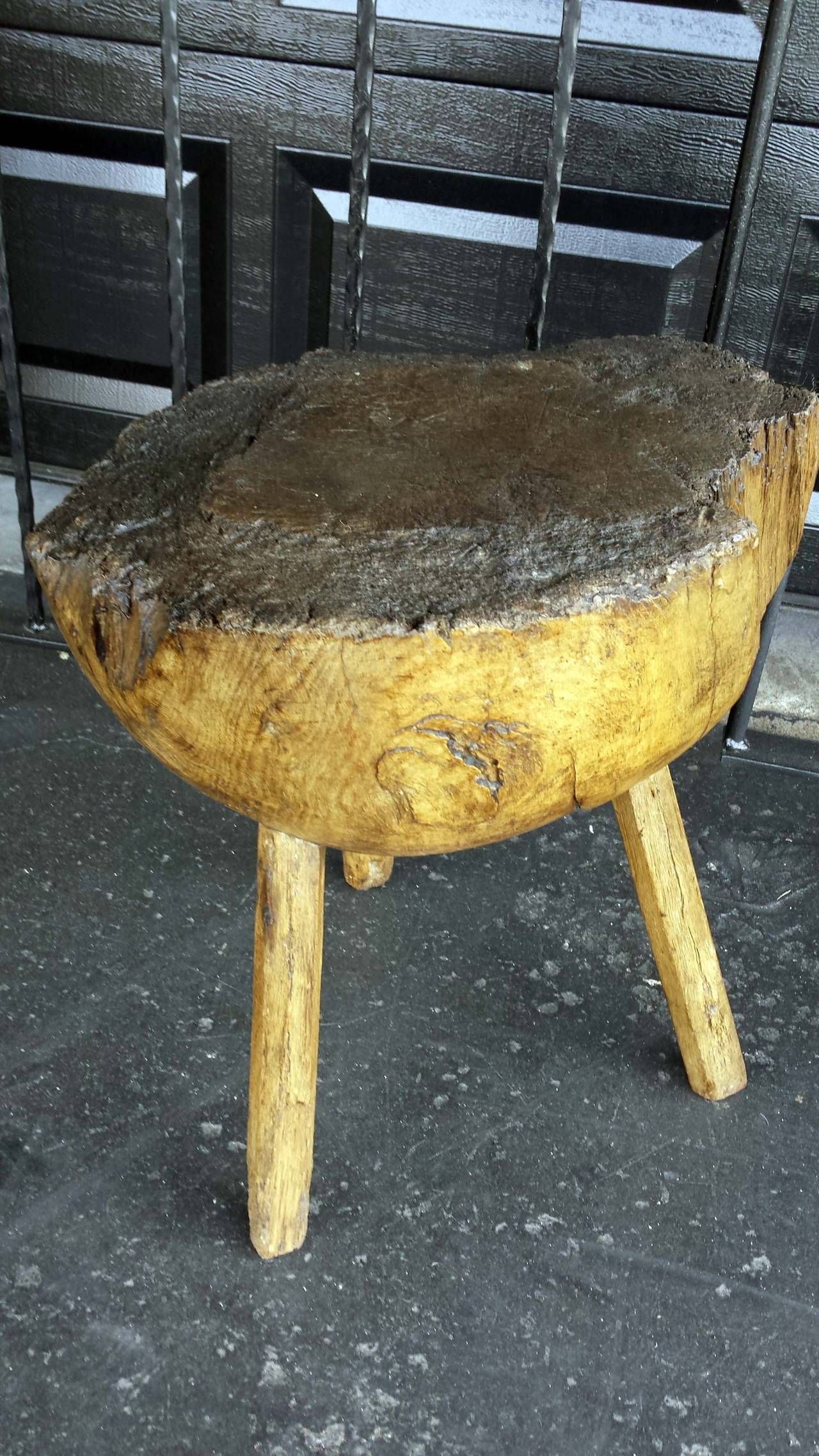 Great Britain (UK) English Primitive Chopping Block Table For Sale