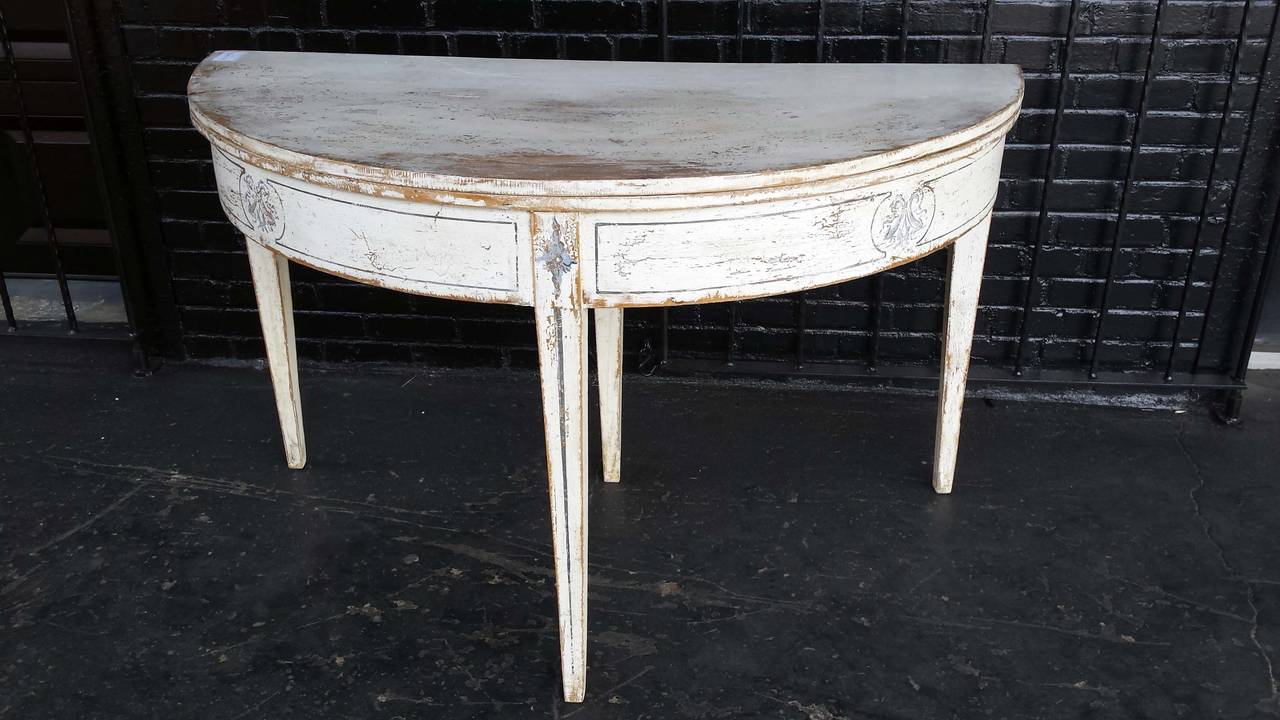 Swedish Metamorphic Console Table