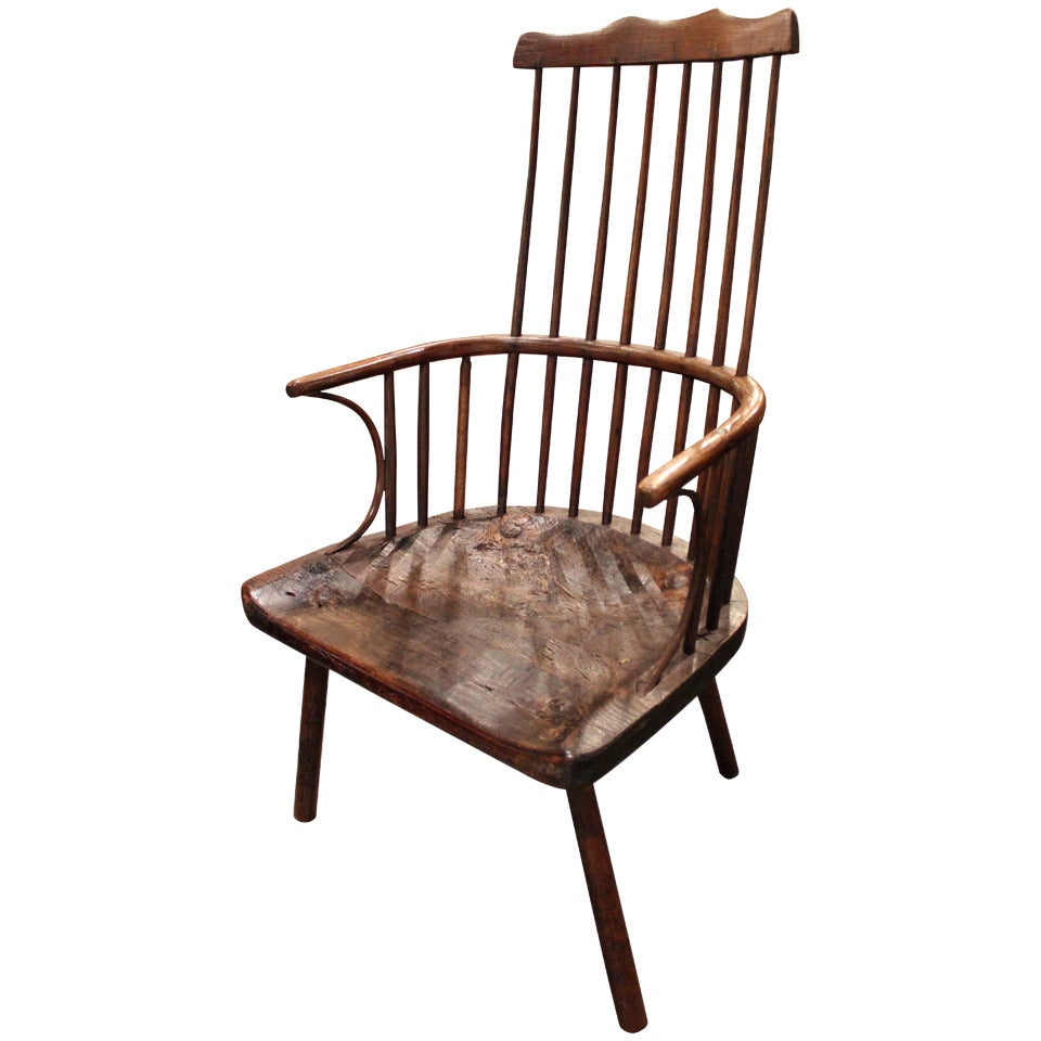 English Lancashire Primitive Chair