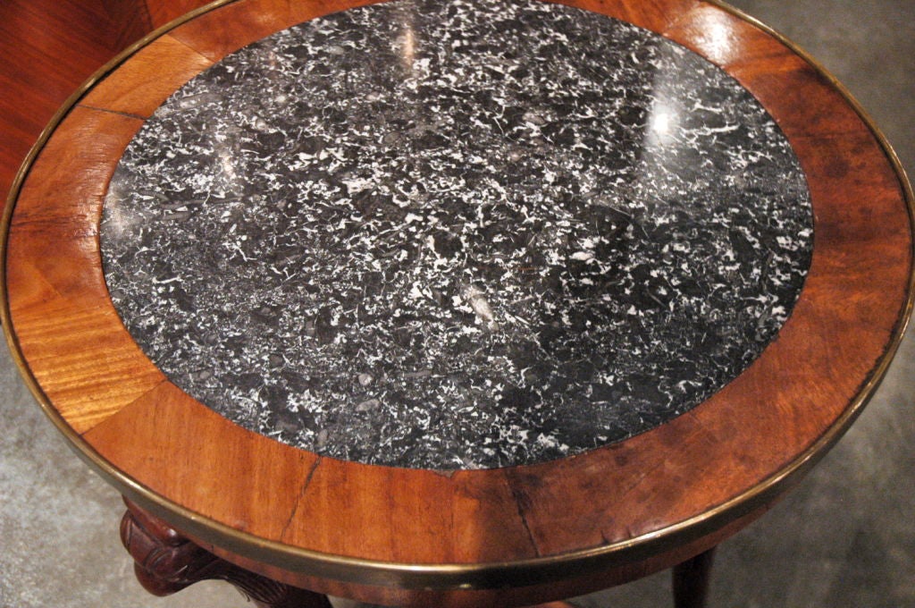 Wood French Center Table