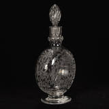 Baccarat Signed Etched Glass Decanter at 1stdibs