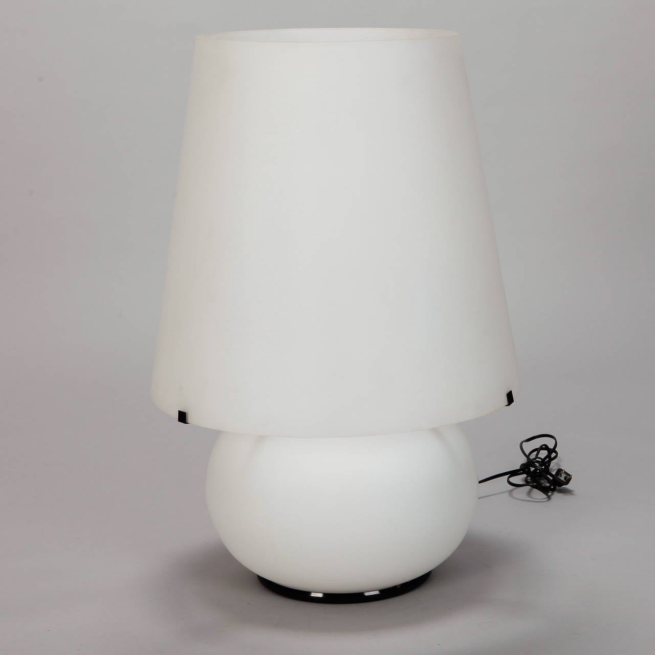 Blown Glass Max Ingrand for Fontana D'Arte Extra Large Glass Table Lamp