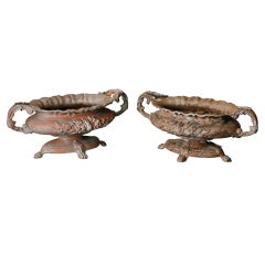 Pair of French Spelter Jardinieres 3