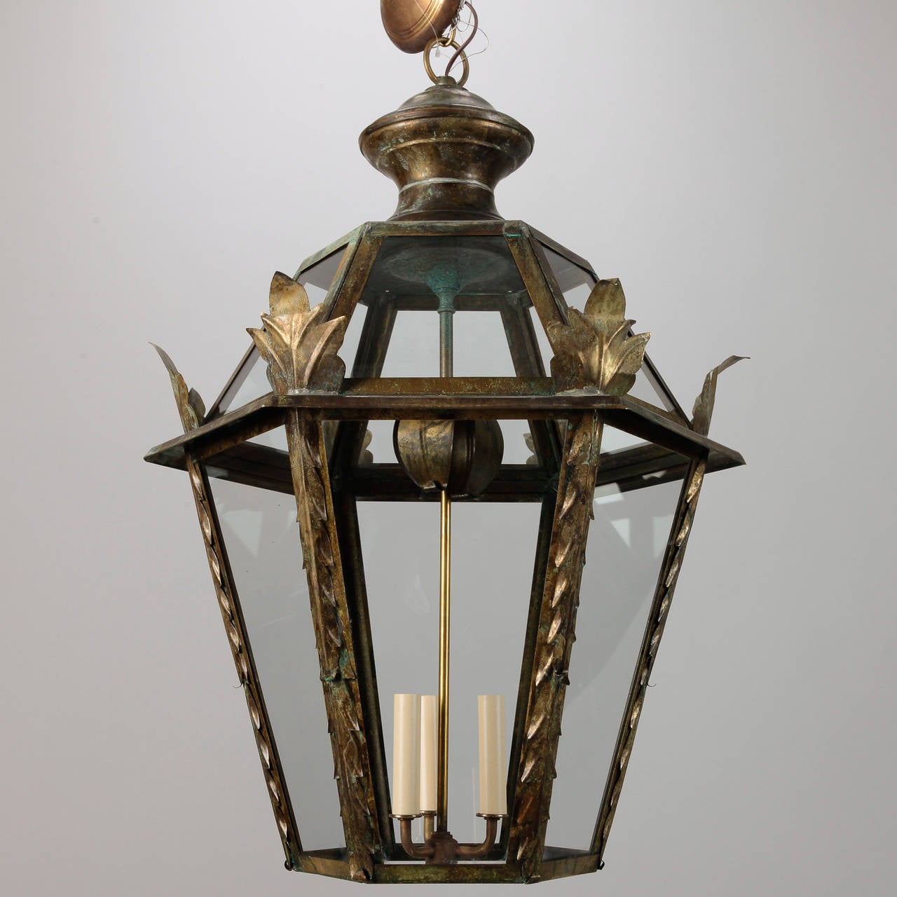 20th Century Italian Dark Brass Lanterns 5
