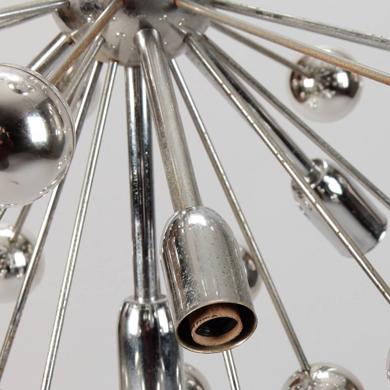 Mid Century Chrome Sputnik Chandelier 1