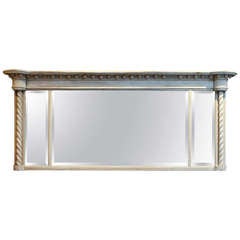 Bleached Three Section Mirror with Barley Twist Columns 12