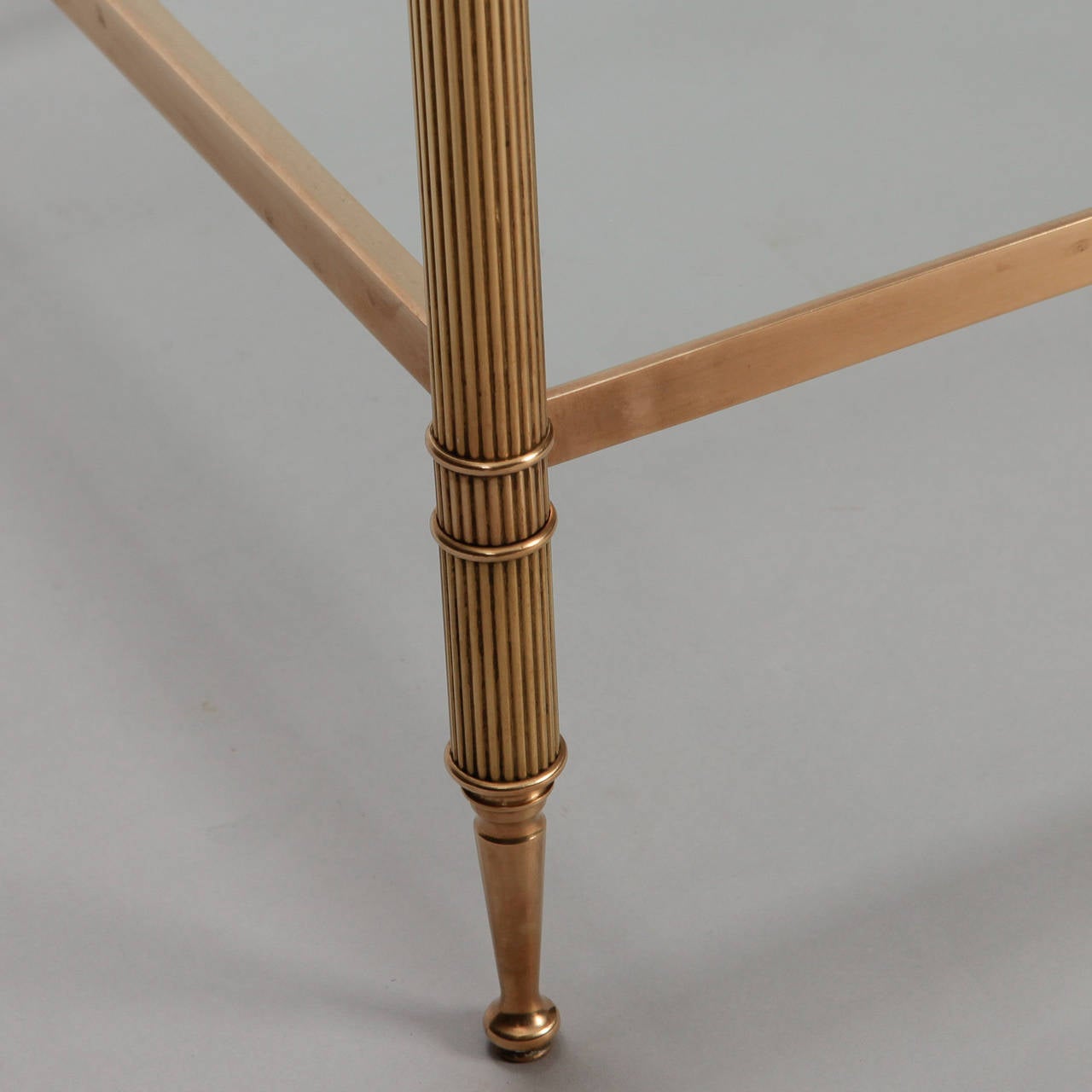 Maison Bagues Brass and Glass Table 2