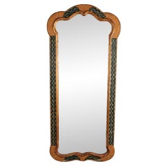 Antique Tall Italian Moorish Style Mirror
