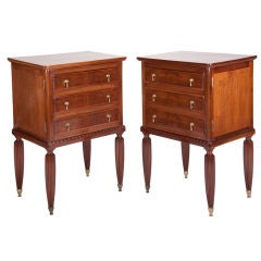 Pair of French End Cabinets