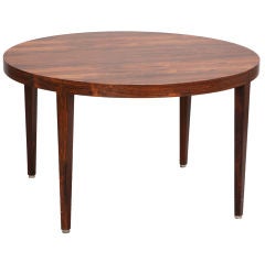 Round Mid-Century Rosewood Coffee Table Round Mid-Century Rosewood Coffee Table