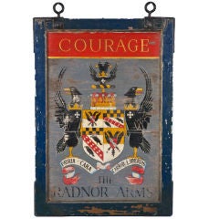 Antique English Double Sided Pub Sign