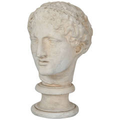 Mid-Century Plaster Bust of Julius Caeser