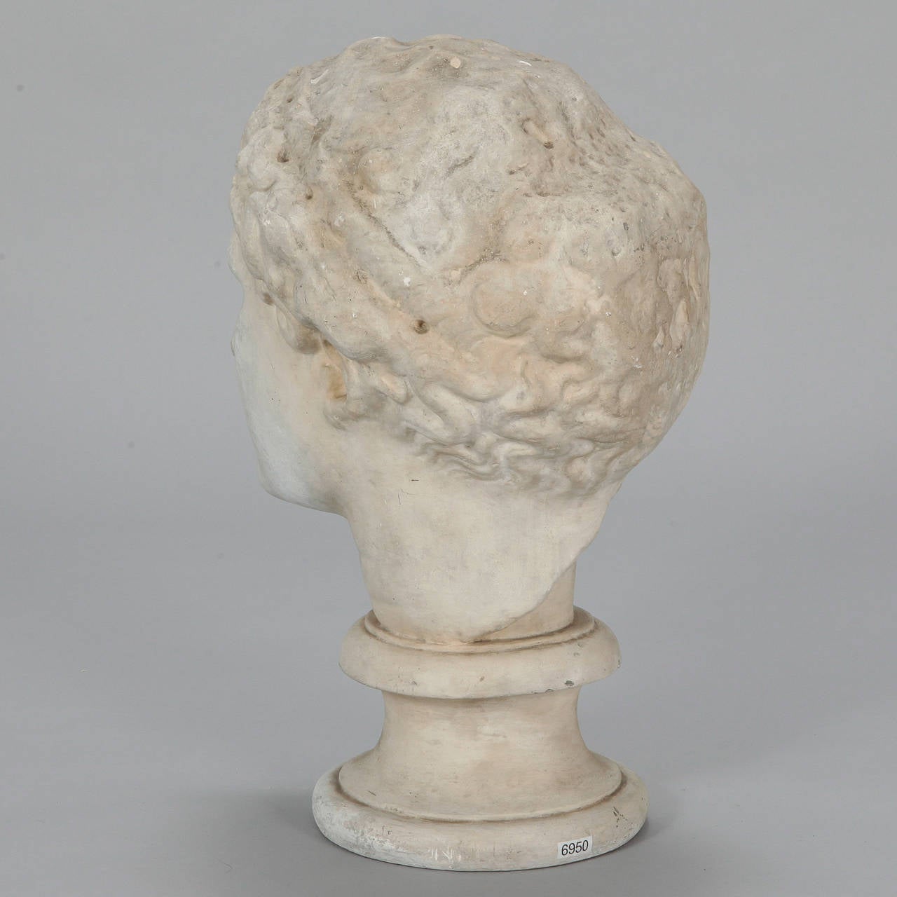 French Mid-Century Plaster Bust of Julius Caeser