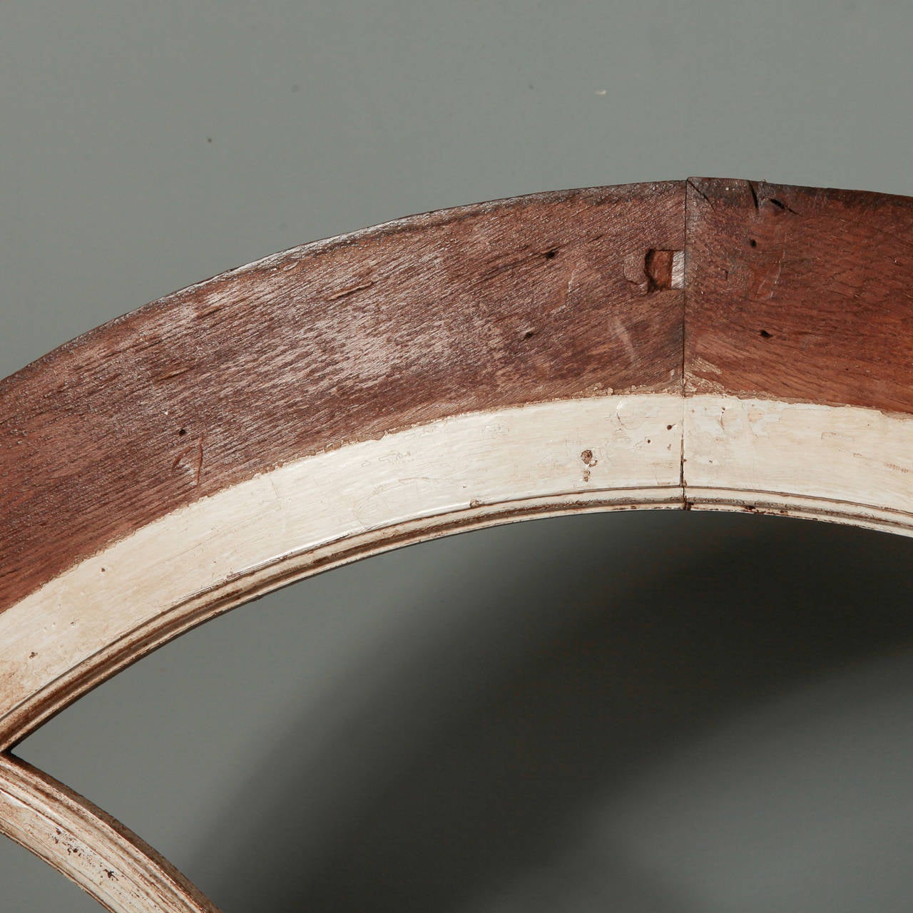 French White Painted Arched Window Frame 3