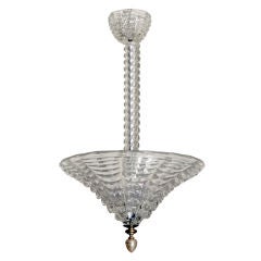 Murano Glass Umbrella Shape Art Deco Fixture