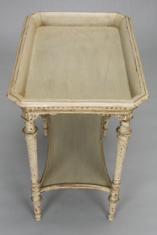 French Painted Tray Table