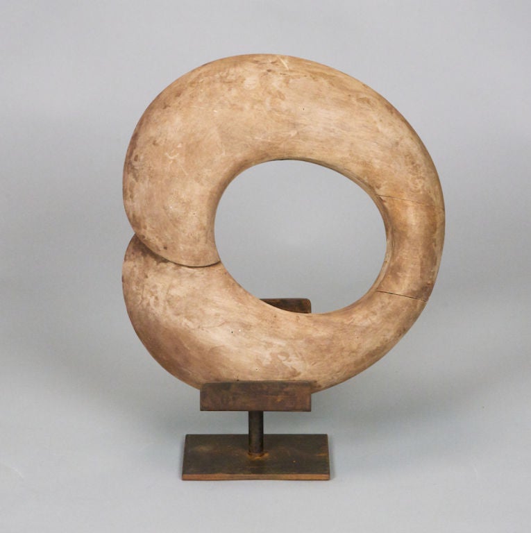 Large Victorian Hat Mold on Stand