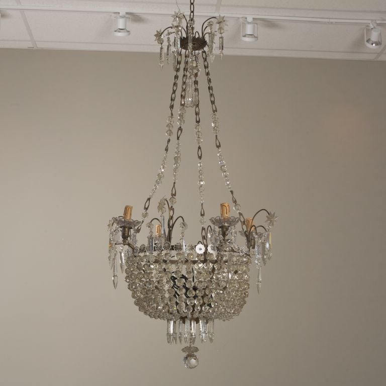 Swedish Five Light Chandelier