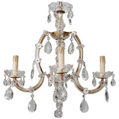 Small Maria Theresa Four Arm Chandelier