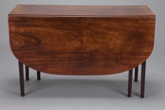 Antique Georgian Circa 1825 Mahogany Drop Leaf Table