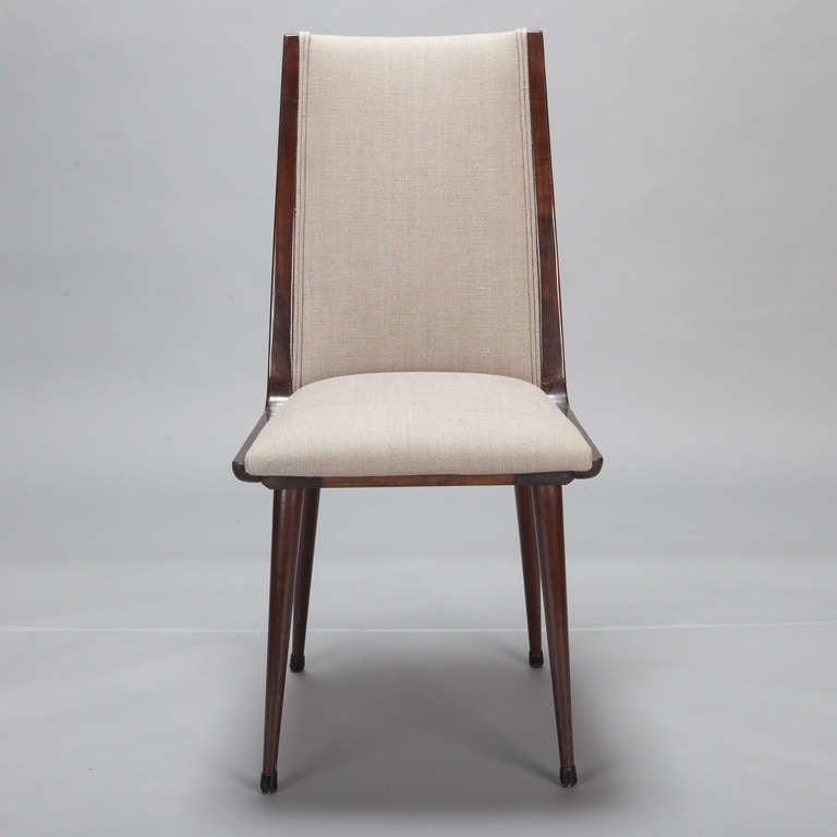 Mid-Century Modern Set of Four Mid Century Teak Chairs