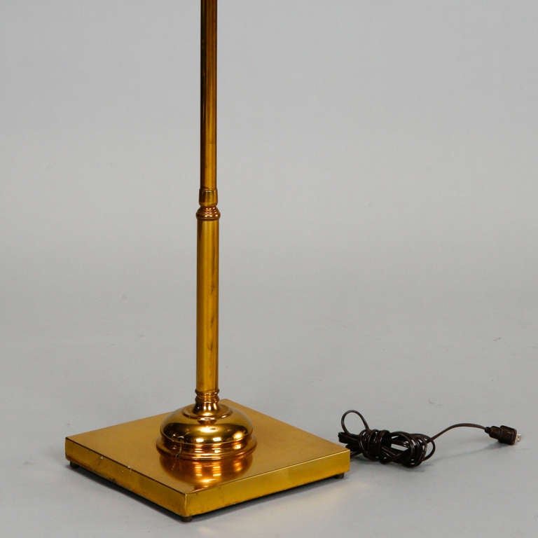 American Mid Century Brass Floor Lamp by Edward Wormley for Lightolier