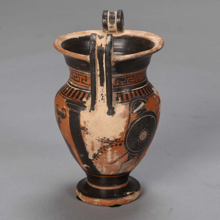 Late 19th Century Grand Tour Amphora Style Vase In Good Condition In Troy, MI