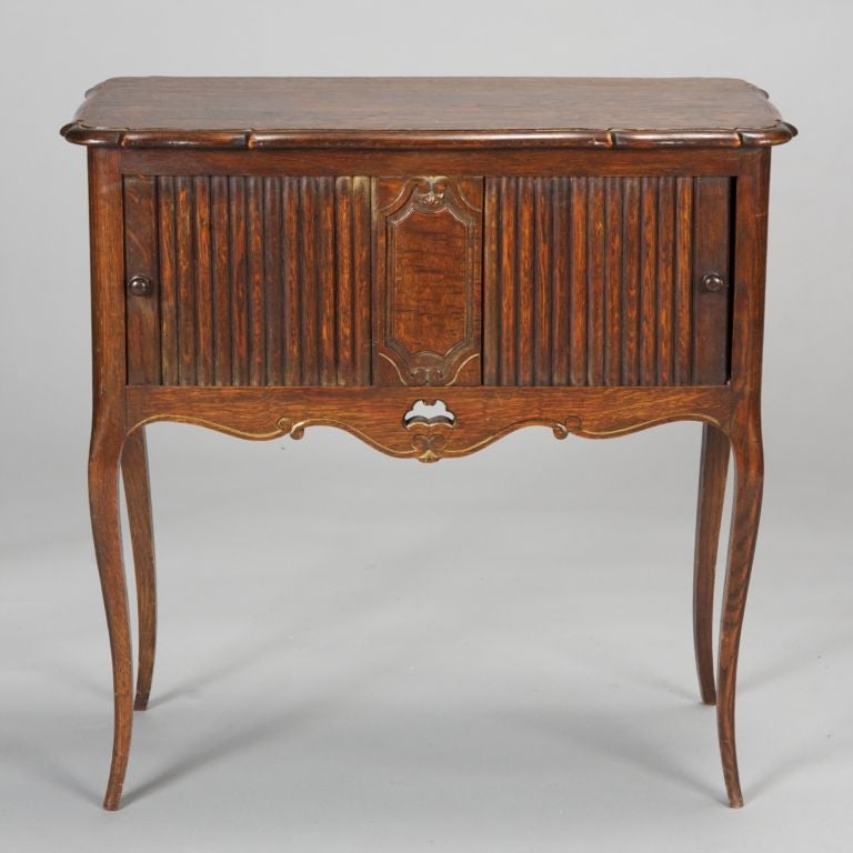Small Cabinet with Tambour Doors