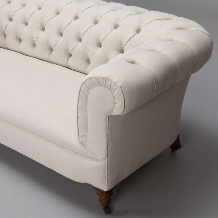 off white chesterfield sofa