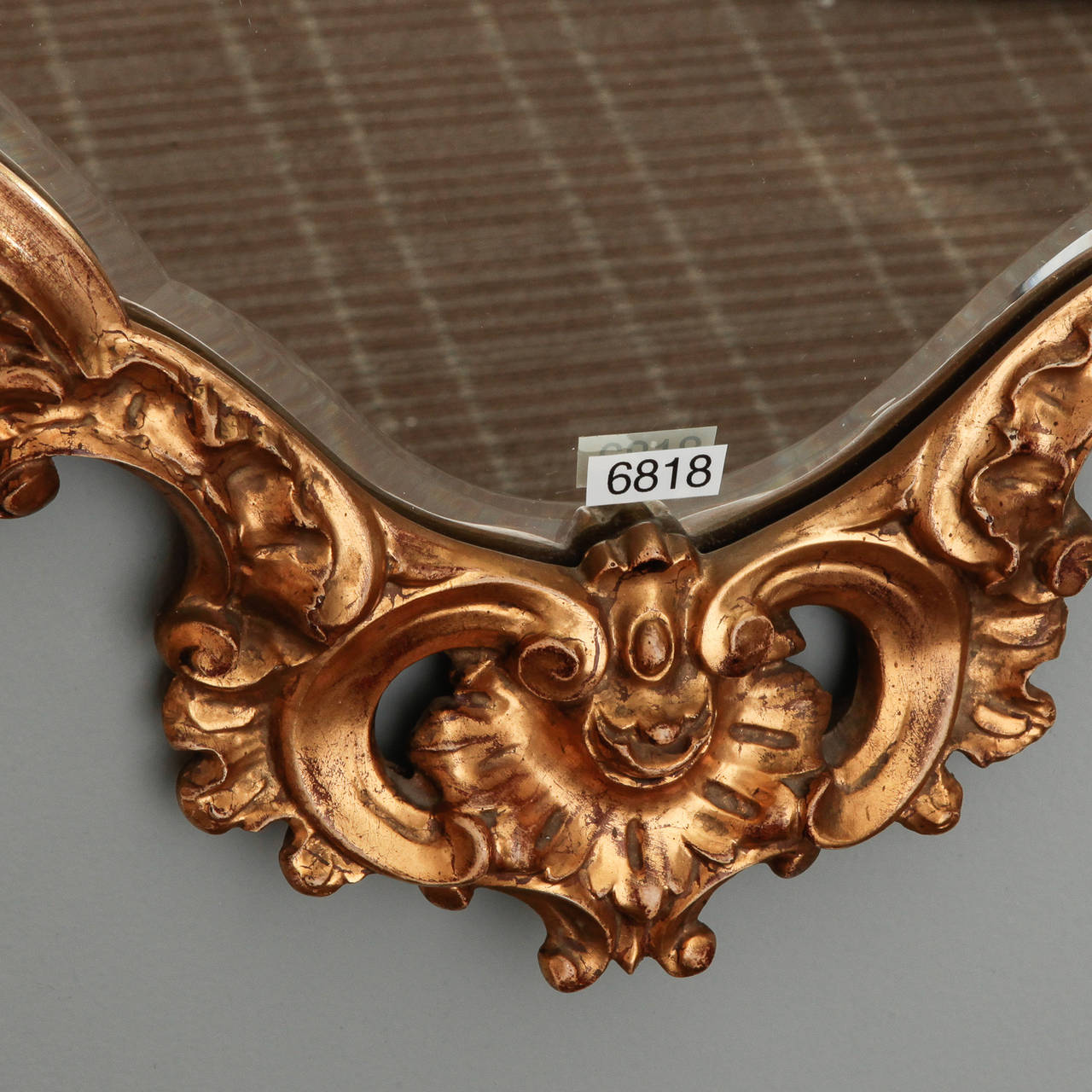 Gilt Resin Carved French Mirror 1