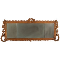 Carved Overmantel Mirror