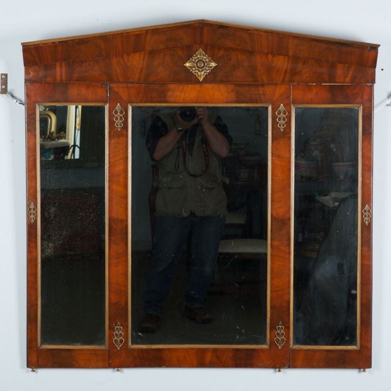Regency Three Panel Mirror at 1stdibs