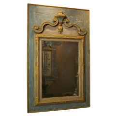French Painted and Gilded Mirror