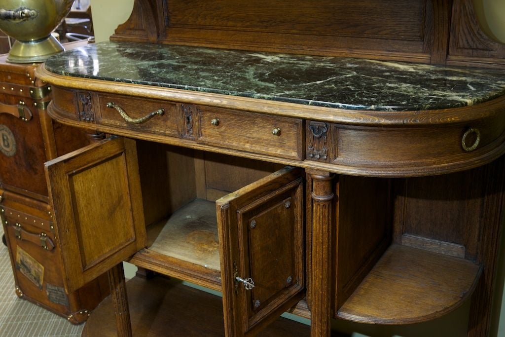 Louis XV Style Marble Top Desserte