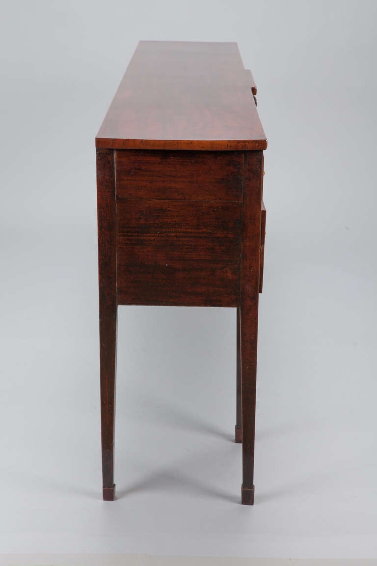19th Century Mahogany Breakfront Server With Reduced Depth 4