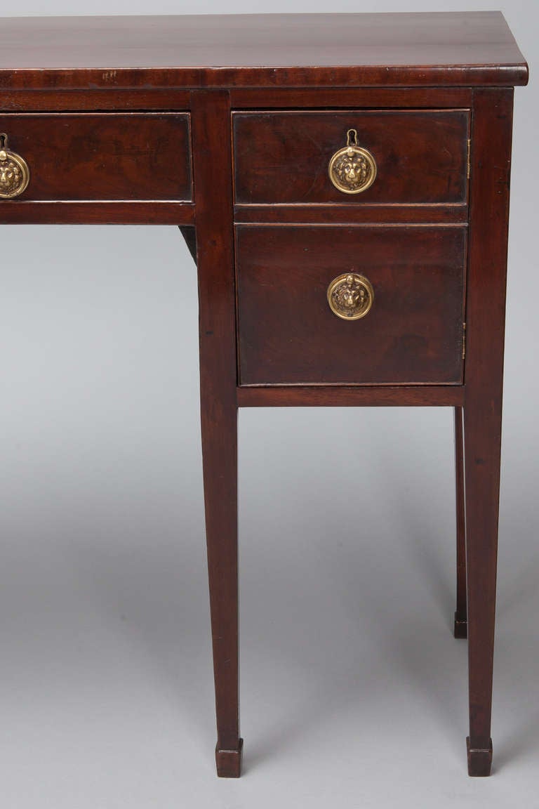 19th Century Mahogany Breakfront Server With Reduced Depth 1