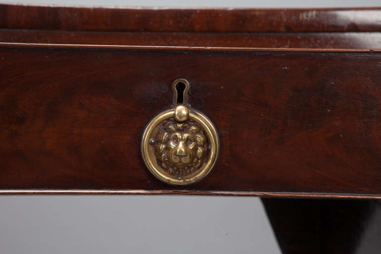 19th Century Mahogany Breakfront Server With Reduced Depth 2