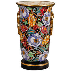 Boch Freres Art Deco Vase Designed by Raymond Chevalier